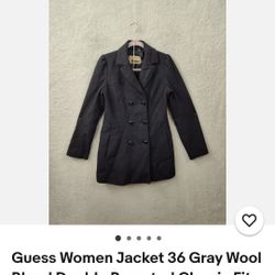 Guess Women's Wool Pea Coat
