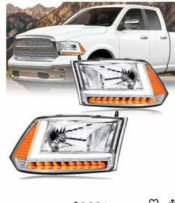 Faros para Dodge Ram  2(contact info removed) 4(contact info removed) 2009-2018