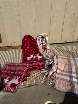 Winter Scarves Bundle – Holiday and Plaid