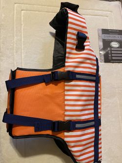 Large Up to 40 To 60 Pounds Dog Life Jacket 