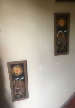 Ethnic wall plaques