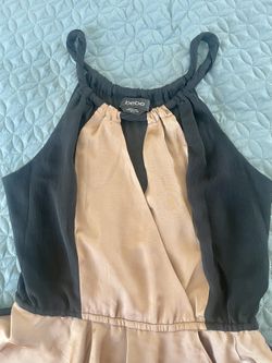Bebe chiffon silk top