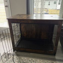 Large Wooden Dog Crate