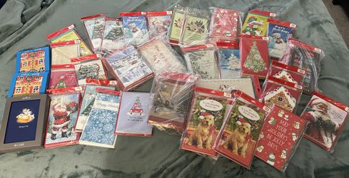 Wholesale Lot of Hallmark Christmas Cards- New- Over 350- Low Price. Only $25 for whole lot