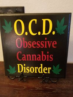 O.C.D. Obsessive, Cannabis, Disorder frame 12x 12