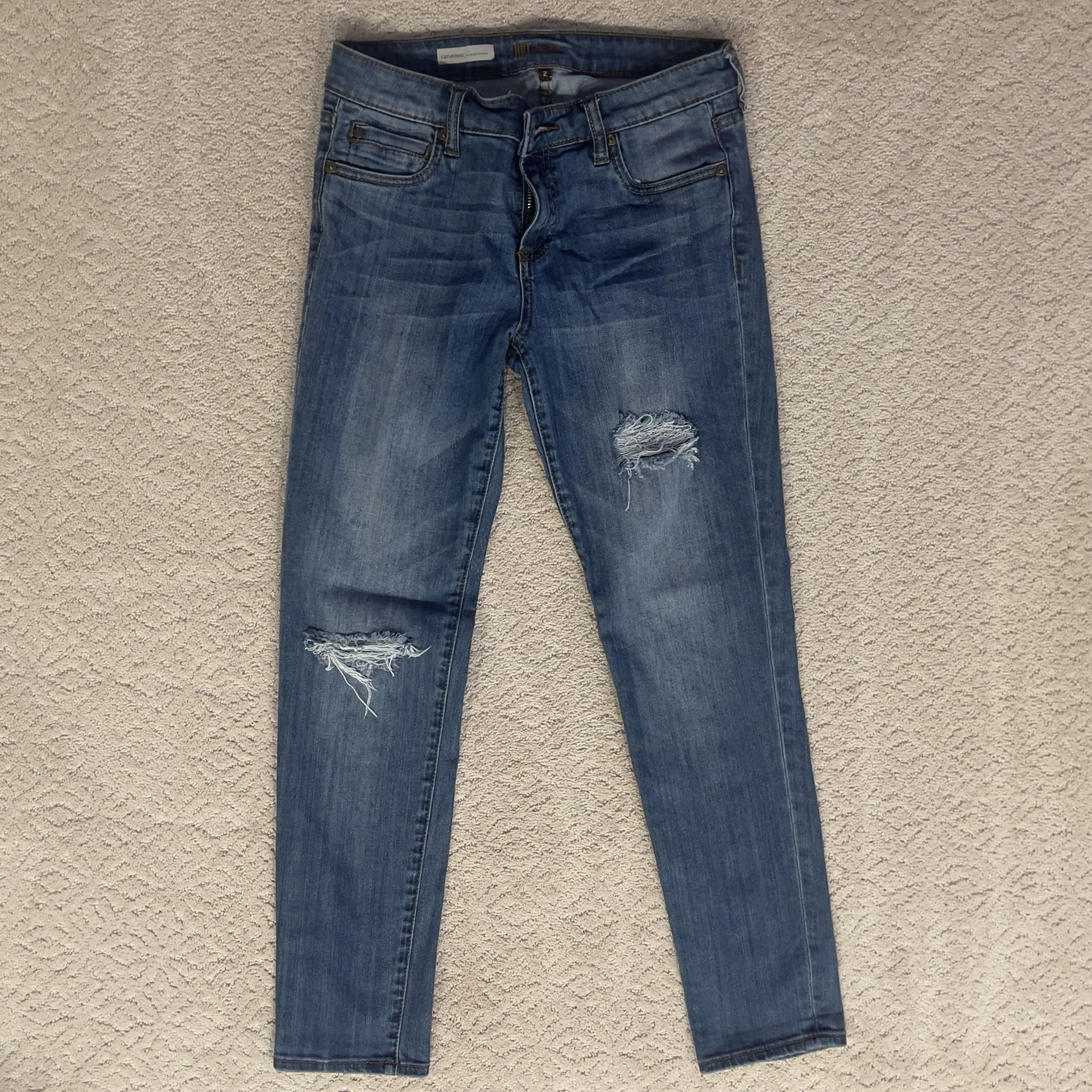 Kut from the Kloth Catherine Slim Boyfriend Straight Leg Jeans