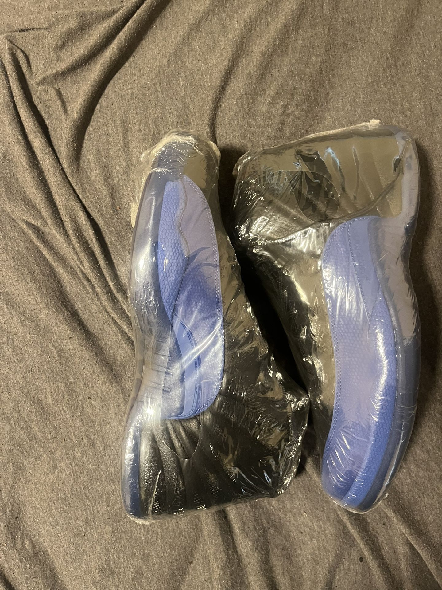 Jordan 12s Black Game Royal