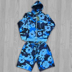 Denim Tears Hoodie & Shorts Set