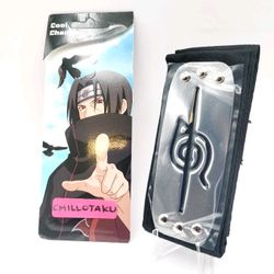 NARUTO ANTI HIDDEN LEAF VILLAGE SEVERED SLASHED HEADBAND NARUTO ITACHI