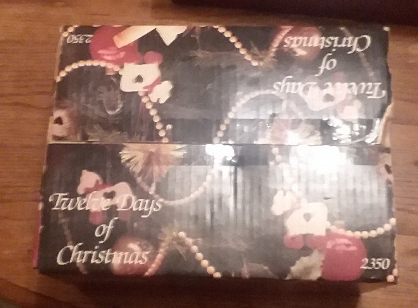 12 days of Christmas glassware set