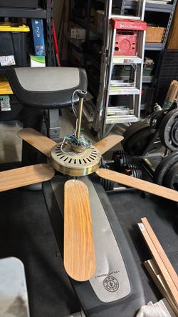 Brass ceiling fan