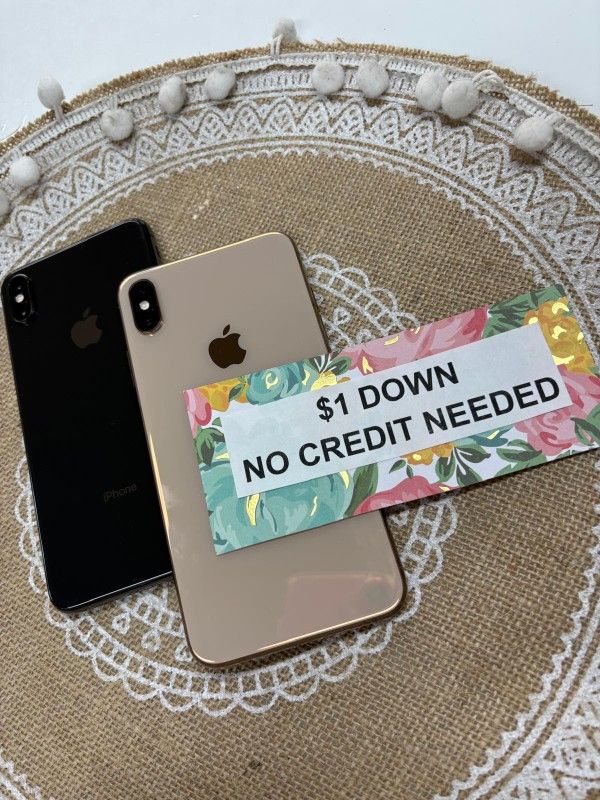 Apple IPhone Xs Max - Only $1 Today Pay The Rest Later!