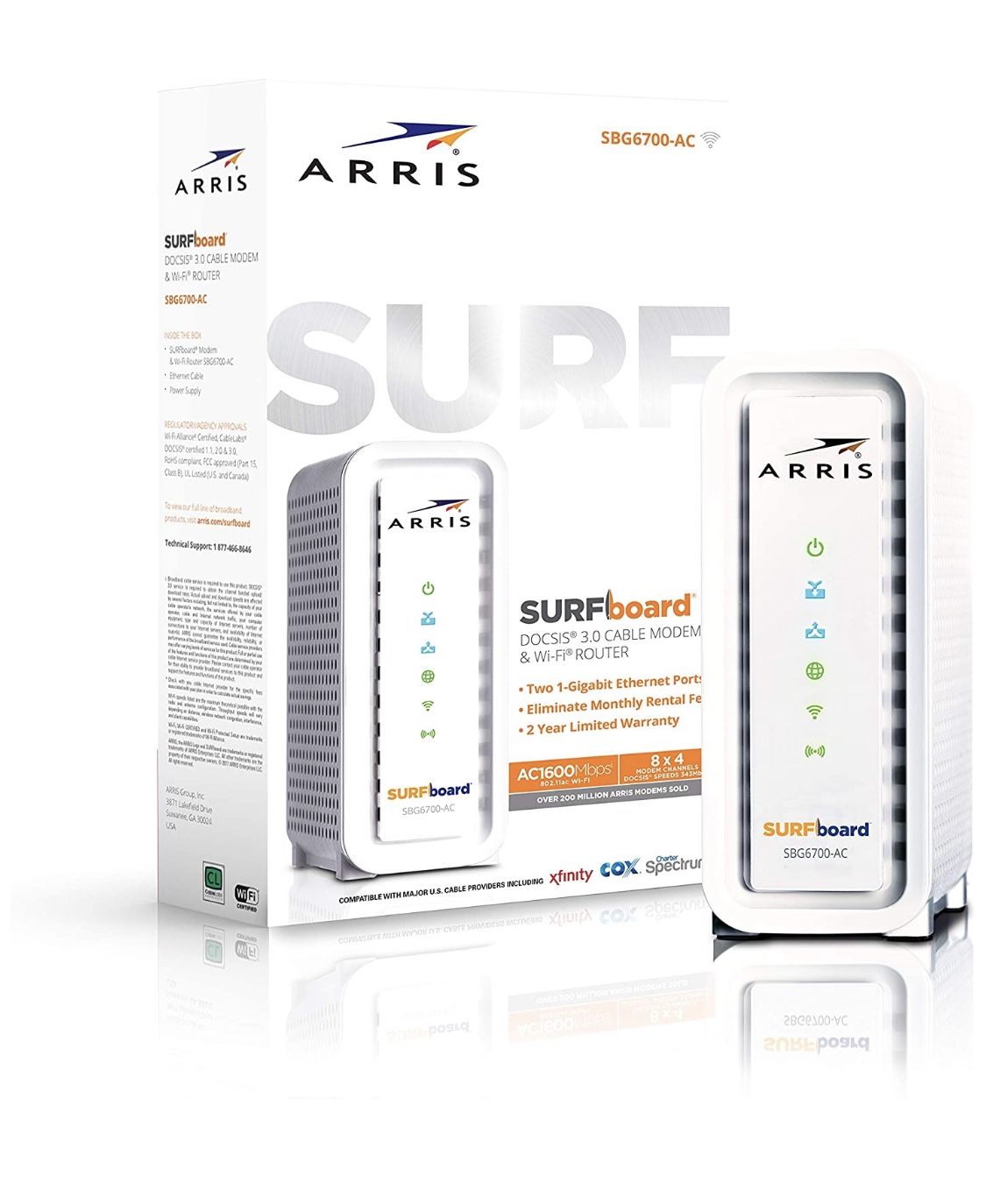 Arris Surfboard SBG6700-AC Modem Wi-Fi Router