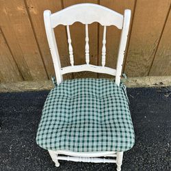 Wood Chair with Cushion 