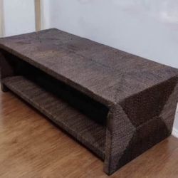 New Mocha Rattan Woven Boho Coffee Table