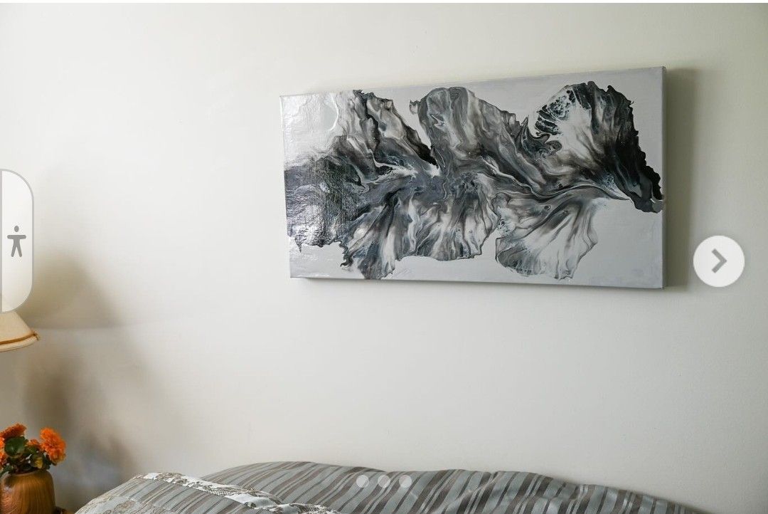 Grey Menagerie Signed Abstract Art