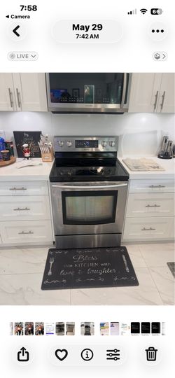 Microwave &  Stove