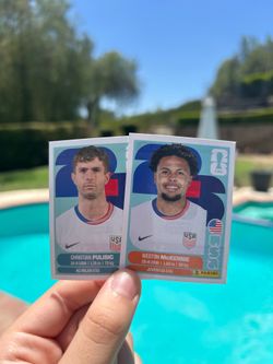 Christian Pulisic and Weston Mckennie FIFA stickers