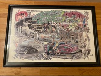 Robert 'Bondo Bob' Williams Signed Framed Print