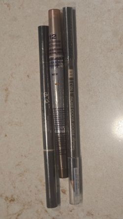 Eye makeup, liner and eyebrows. All new.