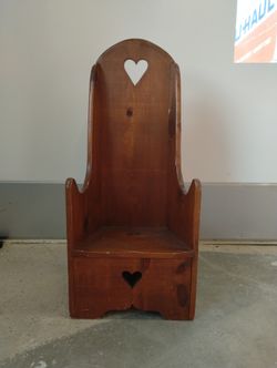 Child Size Heart Chair
