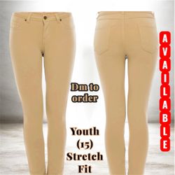 Pro5 Junior Khaki Pants – Stretch Fit Youth Sizes 13-15