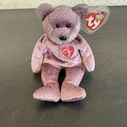 TY Beanie Baby Bear Named 2000 