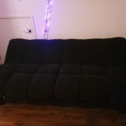 Black Futon, Comfortable New Cond.