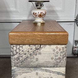 Vintage Side Table & Storage 