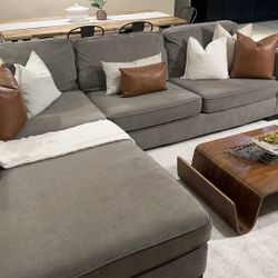 Living Spaces Sectional 