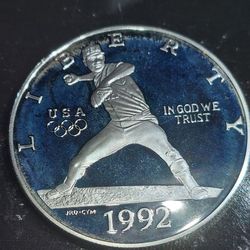 1992 Olympic Silver Coin