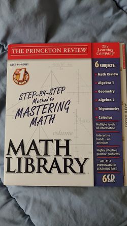Princeton Review Math Library set