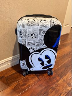 EUC Mickey Mouse Luggage