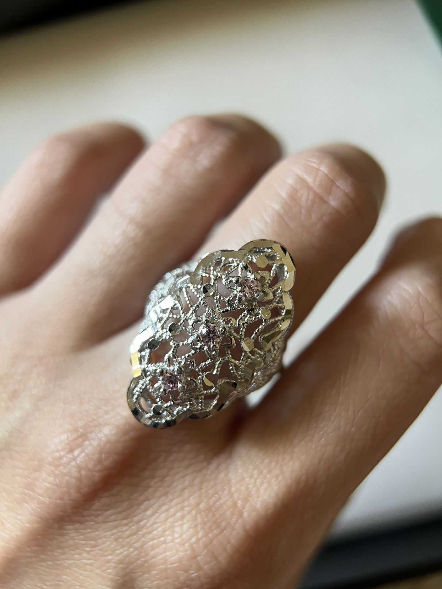 Italian Silver Sterling silver Italian Open Ring Jewelry