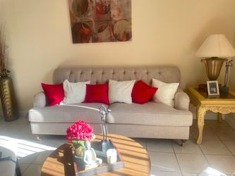 Beige living room