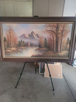 Vintage oil painting