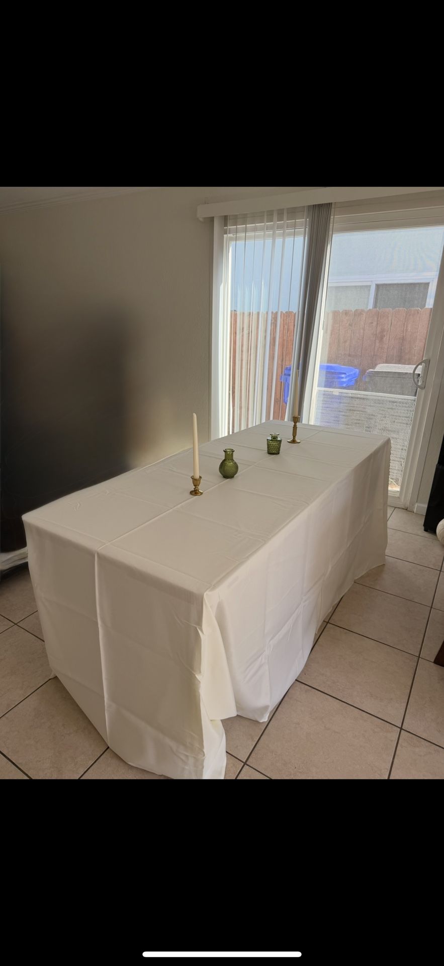 Ivory Rectabgular Tablecloths