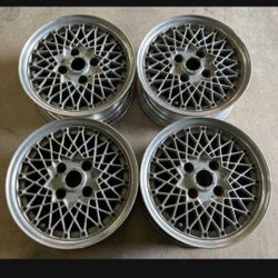 14" Jdm Heroes 3 Piece Wheels 4x110