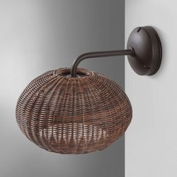 Gorgeous Wicker Wall Lights (2)