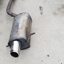 Stock 05 Wrx Exhaust Pipe And Muffler
