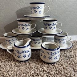 PROVENCE 260 BOUQUET BLUE tea set