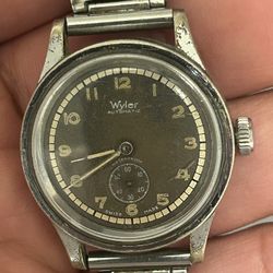 Wyler Military Watch Vintage