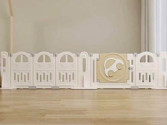 Baby/Pet Safety Gate with Strong Suction for Stairs and Porches