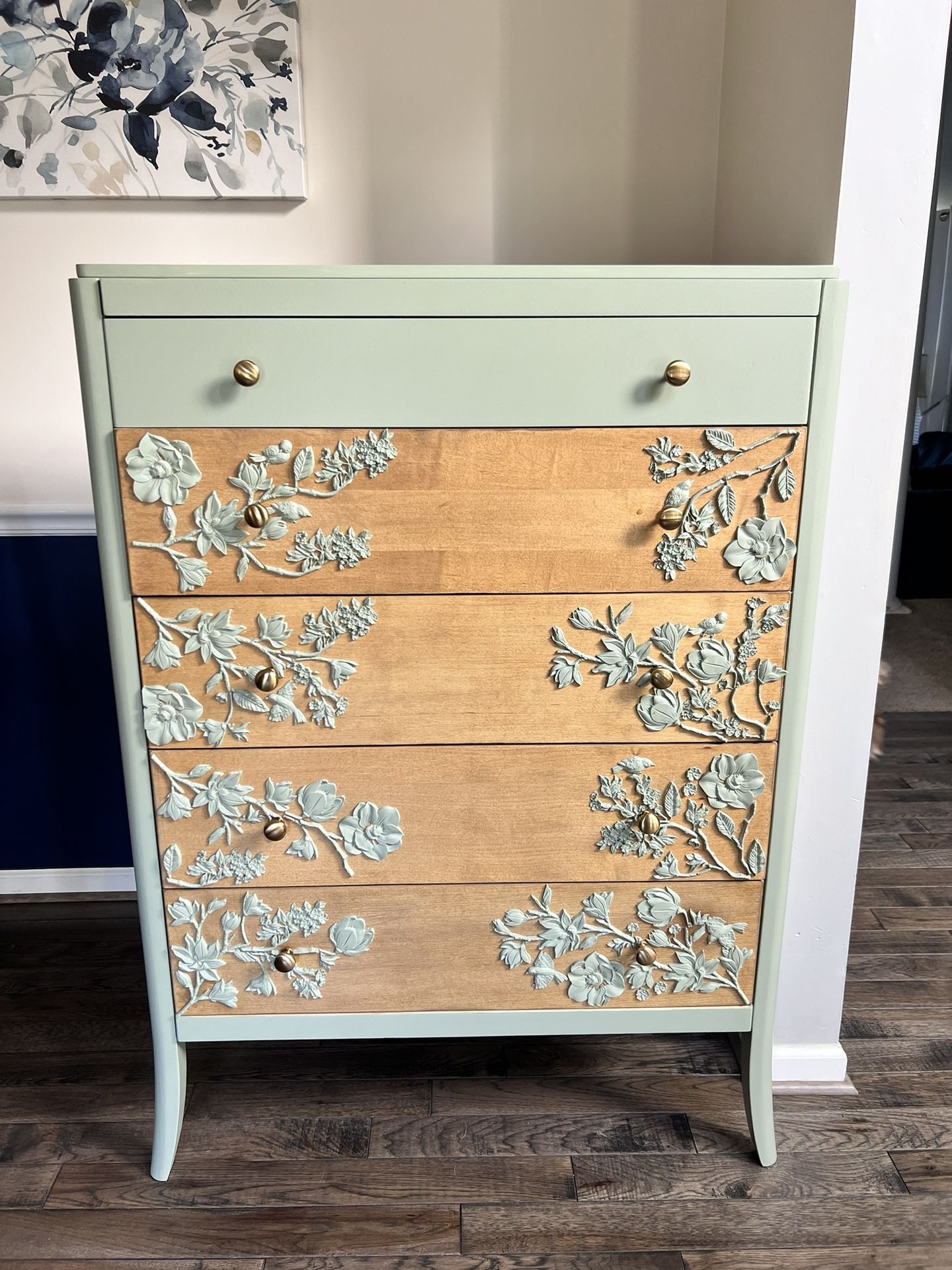 Floral Appliqué Dresser