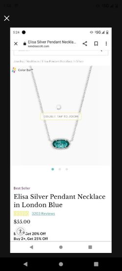 Kendra Scott Necklace Blue 