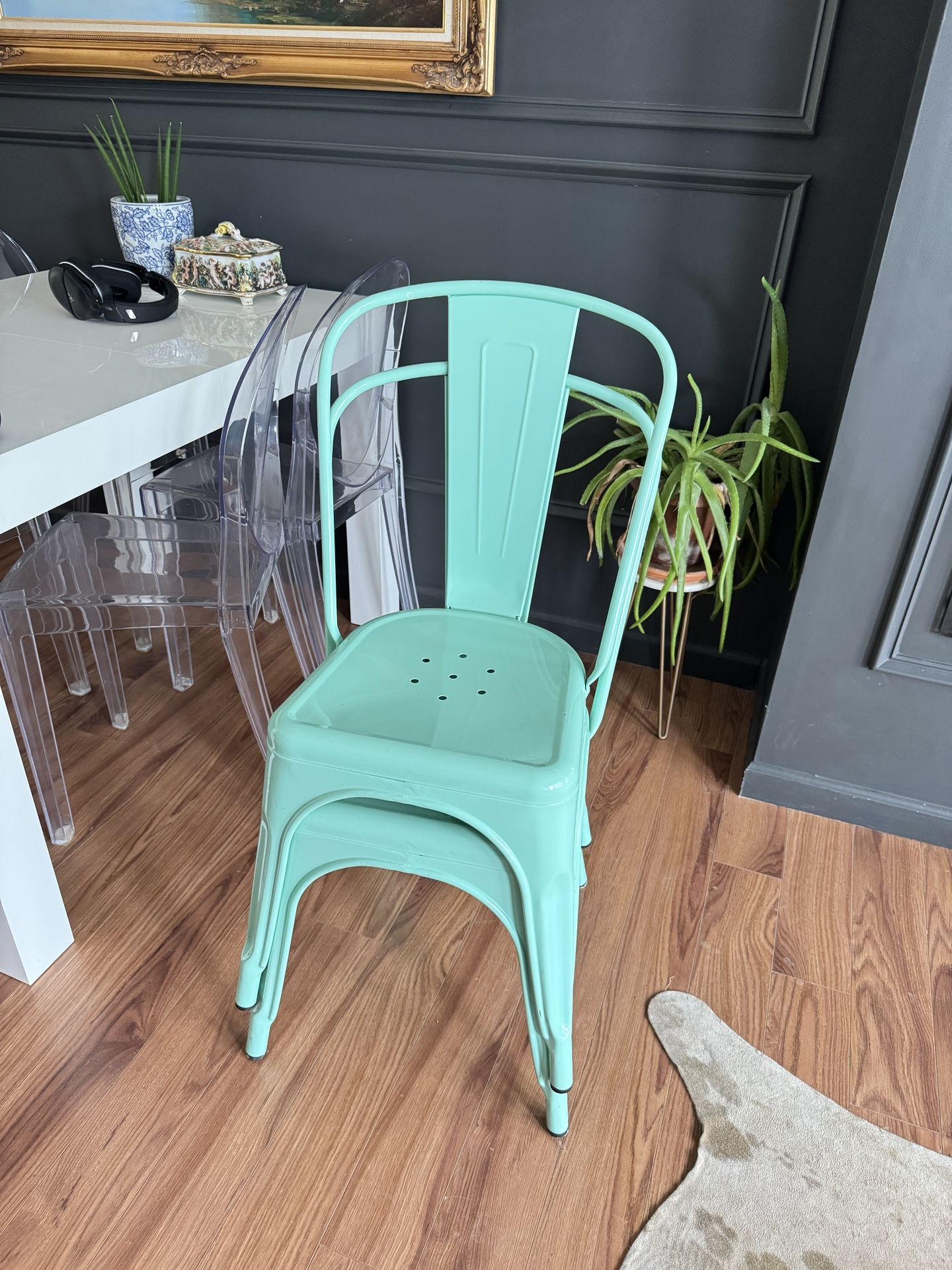 PPU - Metal Chairs (set of two) - Blue