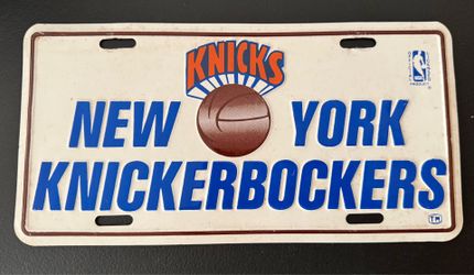 Vintage 1990’s Knicks officially licensed plate