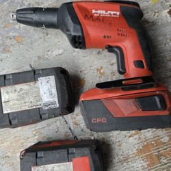 Hilti 22v.  3 Batteries 4.0 No Charger