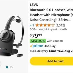 Levyn Bluetooth Headset NEW