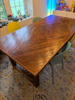 Handmade Wood Dining Table